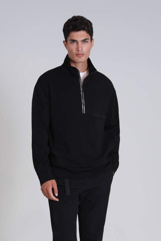 Howe Erkek Sweatshirt Siyah - 1