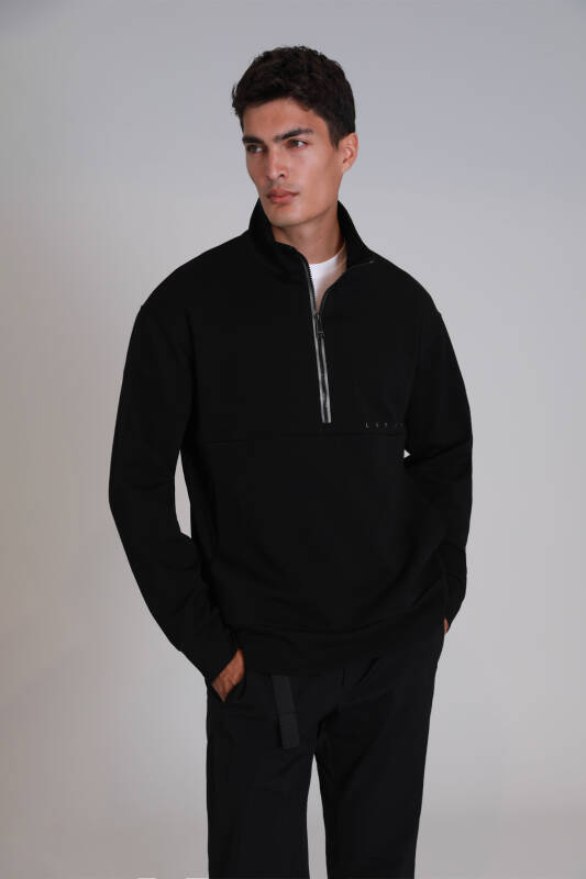 Howe Erkek Sweatshirt Siyah - 5