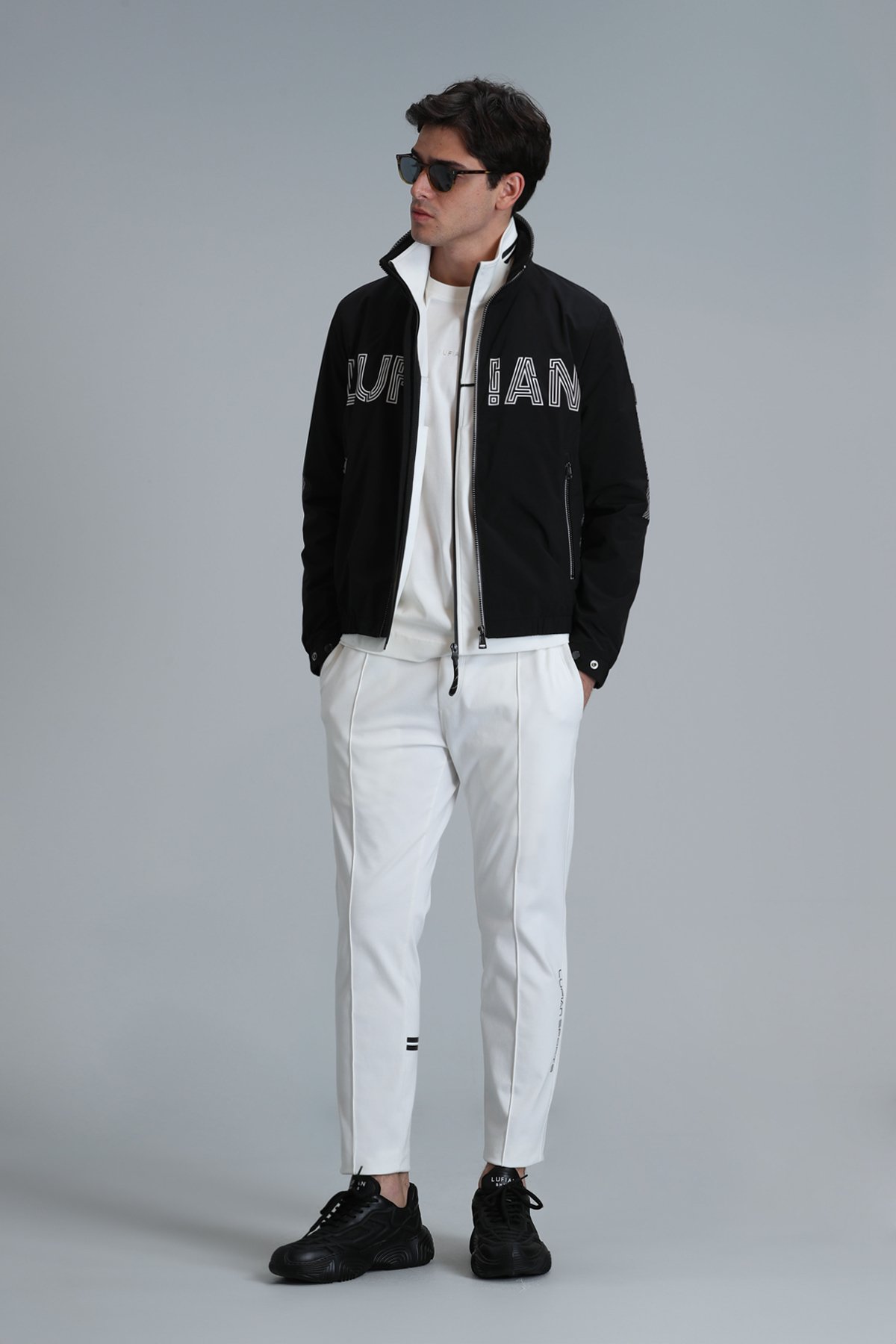 Huge Eşofman Üst Kırık Beyaz - Lufian