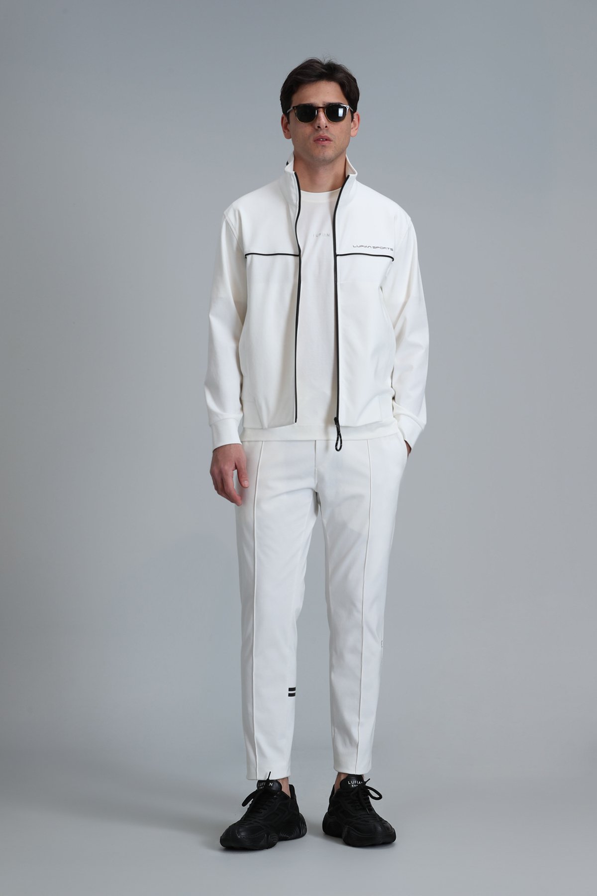 Huge Eşofman Üst Kırık Beyaz - Lufian (1)