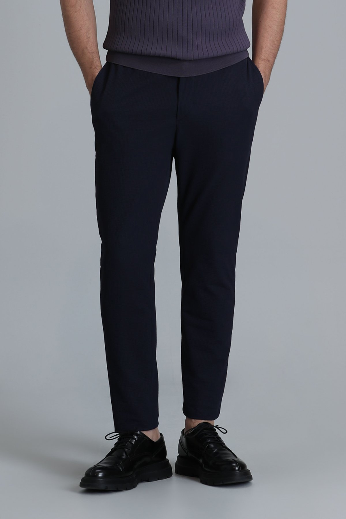 Hunter Smart Erkek Chino Pantolon Slim Fit Lacivert - Lufian (1)