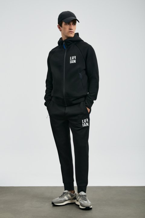 Male Tracksuit Six Black - Lufian