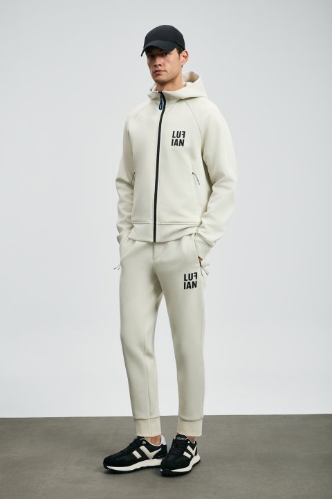 Ice Men's Tracksuit Top Off White - Lufian