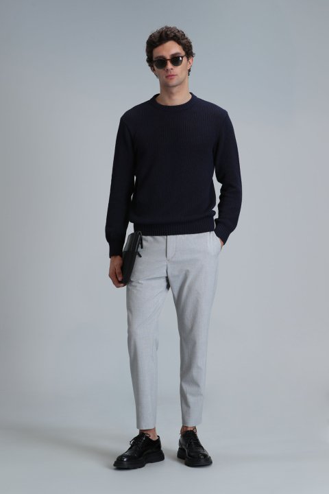 Ice Mens Sweater Navy - Lufian (1)