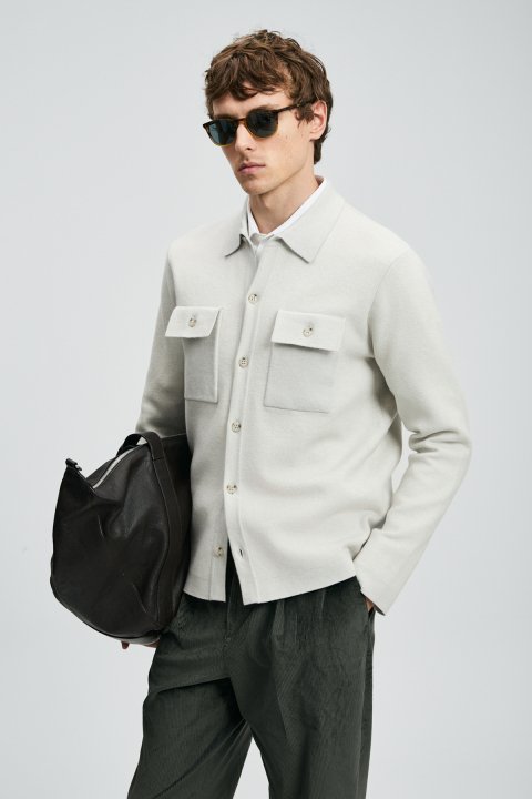 Igor Men's Cardigan Stone - Lufian