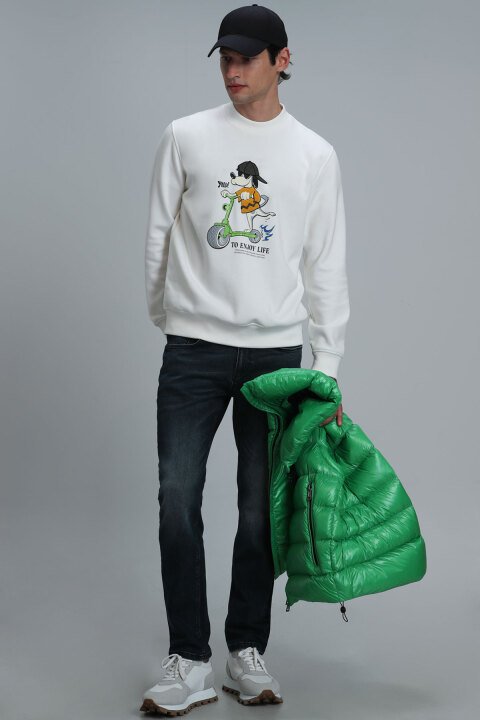 Igor Men's Sweatshirt Off White - LUFIAN (1)