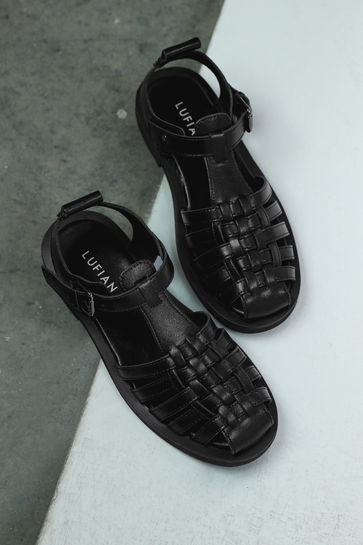 Irene Kadın Terlik Siyah - Lufian