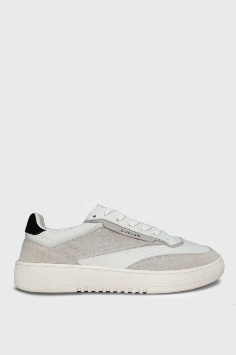 Isaac Erkek Deri Sneaker Ayakkabı Beyaz - Lufian