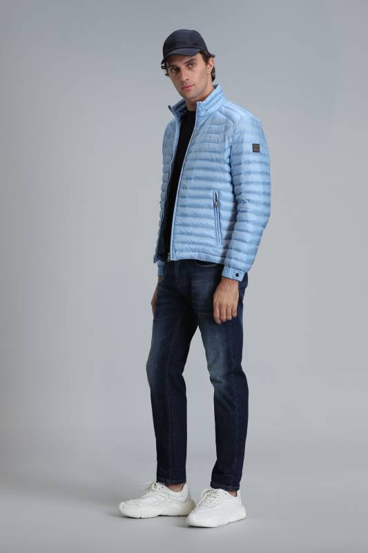 Isac Smart Jean Erkek Pantolon Slim Fit Mavi - 5