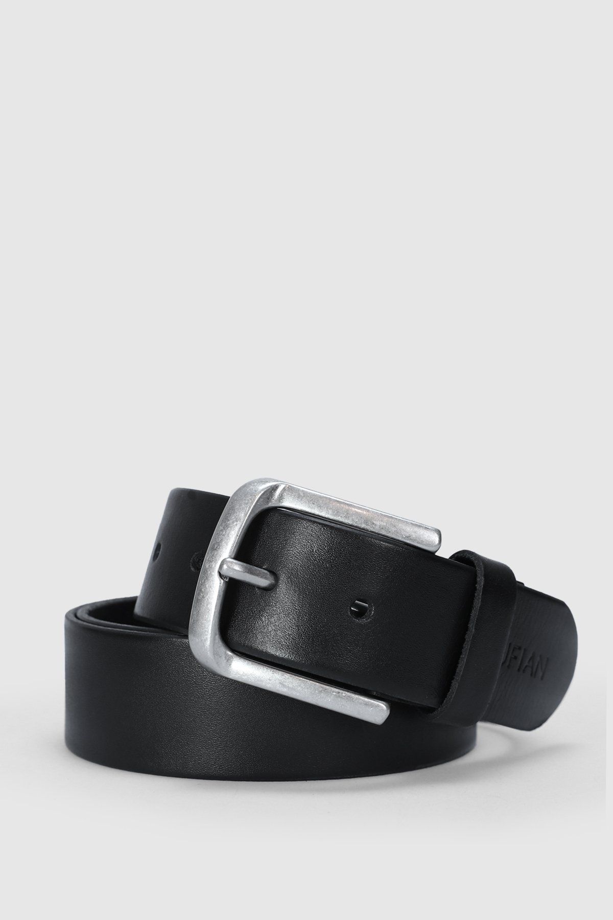 Jack Erkek Deri Kemer Siyah - Lufian