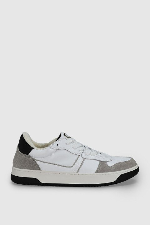 Jack Erkek Deri Sneaker Ayakkabı Beyaz - Lufian