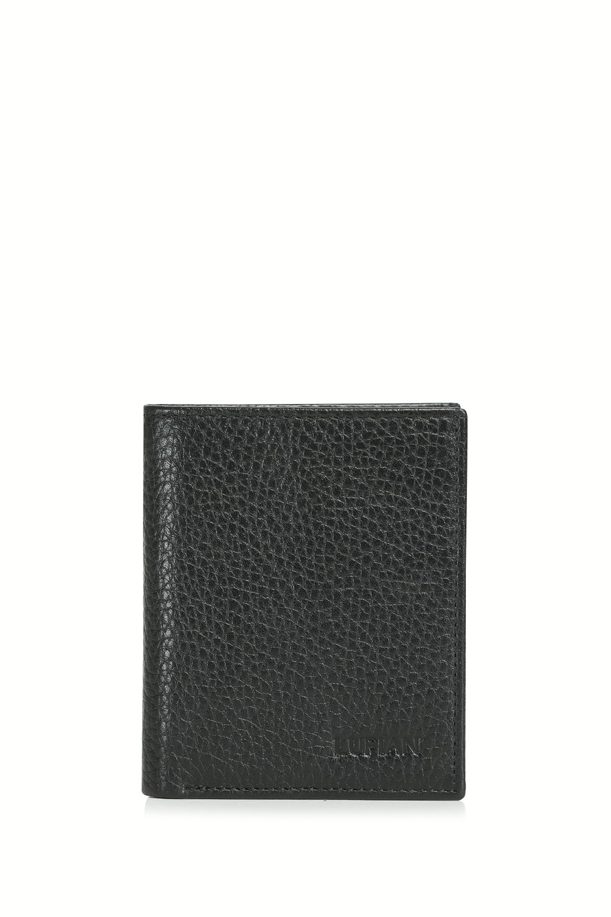Jack Men's Leather Card Holder Black - LUFIAN