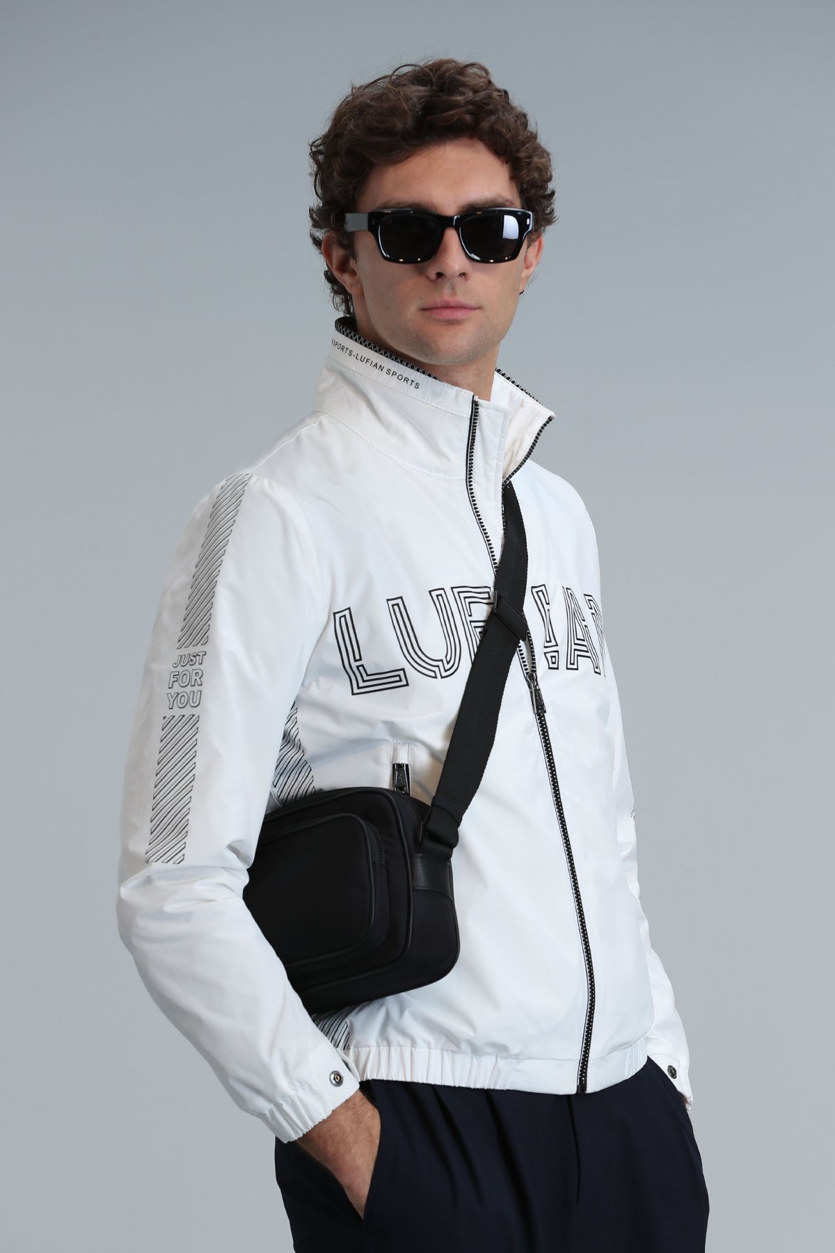 Jack Male Coat Whıte - Lufian