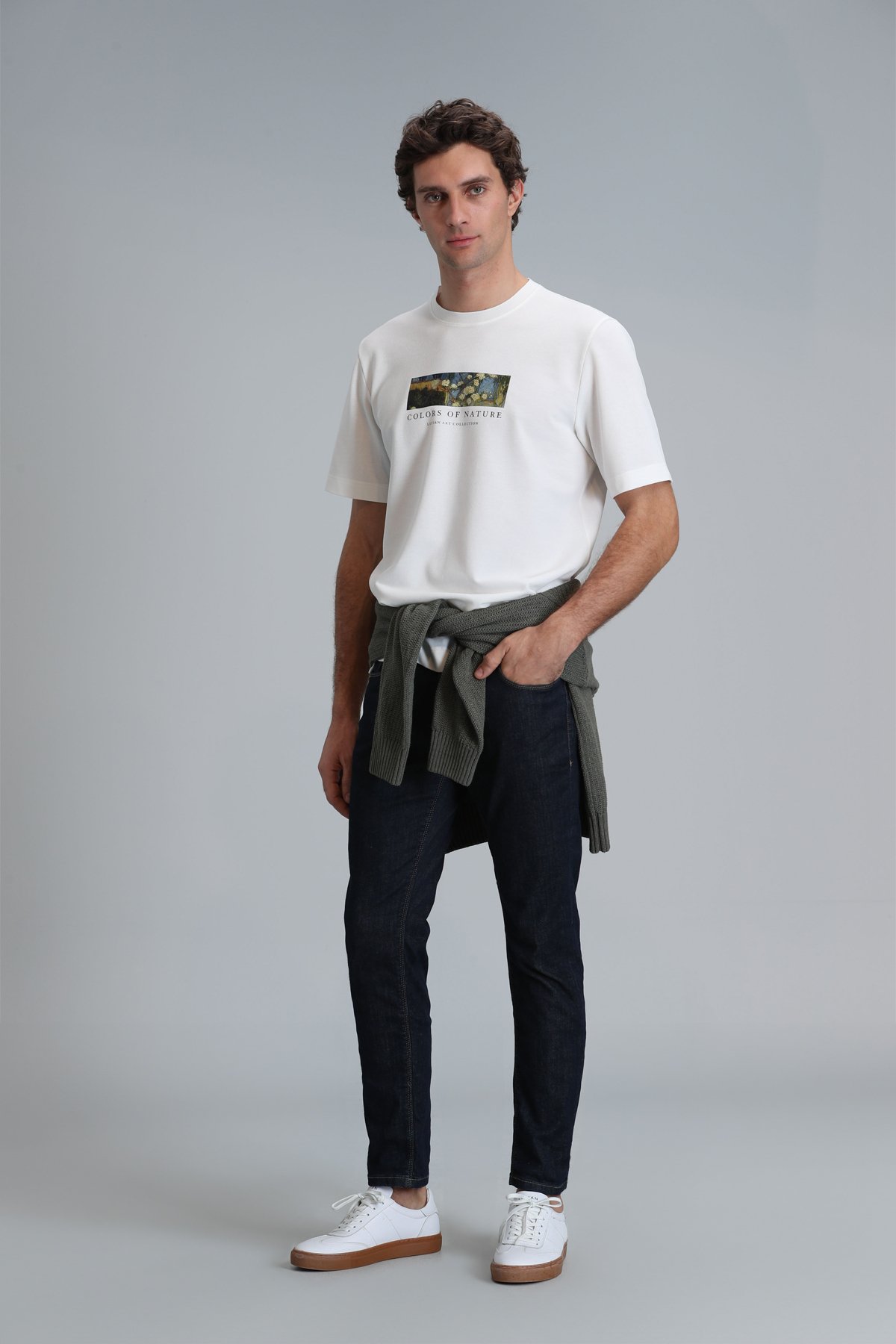 Jacob Smart Jean Erkek Pantolon Regular Fit Mavi - Lufian