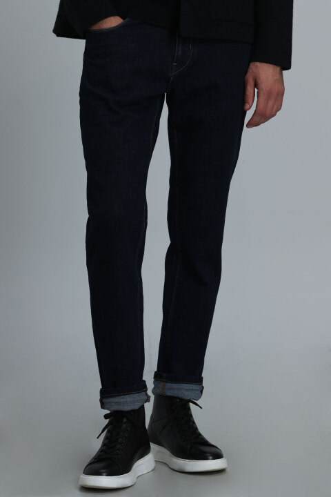 Jacob Smart Jean Erkek Pantolon Regular Fit Mavi - Lufian (1)