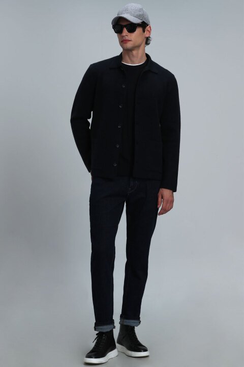 Jacob Smart Jean Erkek Pantolon Regular Fit Mavi - Lufian