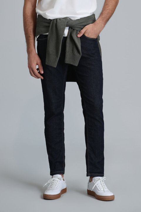 Jacob Smart Jean Mens Pants Regular Fıt Blue - Lufian (1)