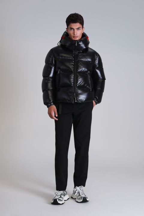 Jadon Kaz Tüyü Erkek Mont Siyah - Lufian