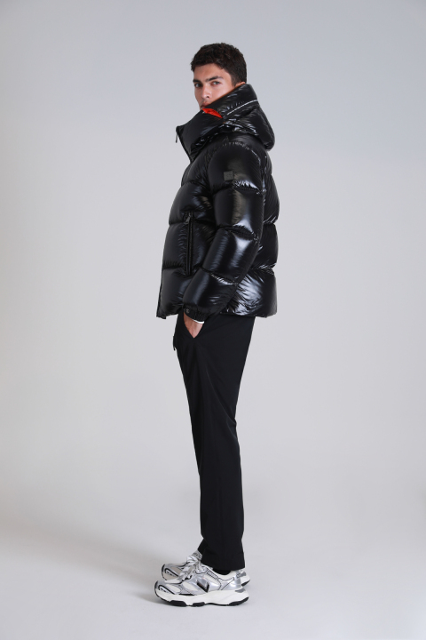 Jadon Kaz Tüyü Erkek Mont Siyah - Lufian (1)