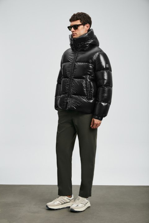 Jadon Kaz Tüyü Erkek Mont Siyah - Lufian (1)