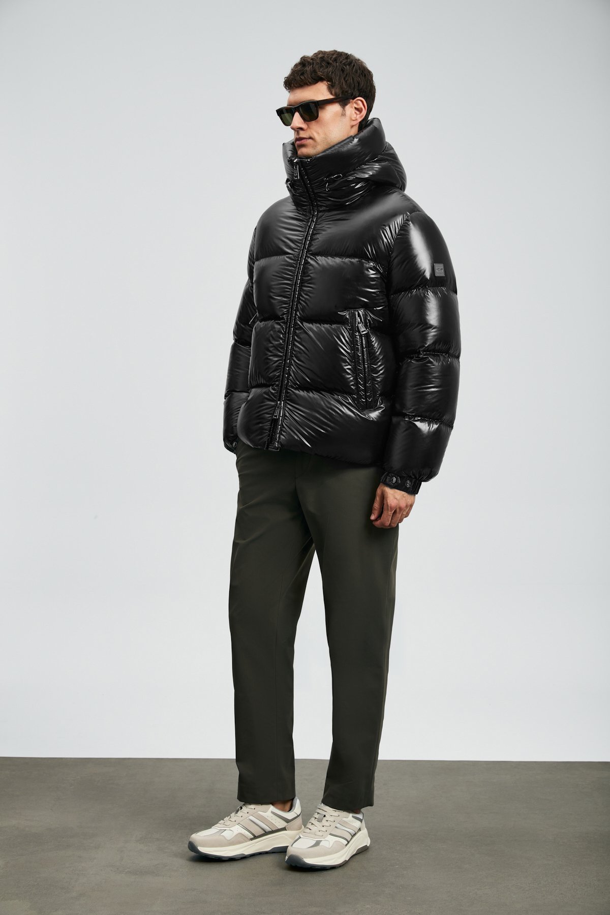 Jadon Kaz Tüyü Erkek Mont Siyah - Lufian (1)