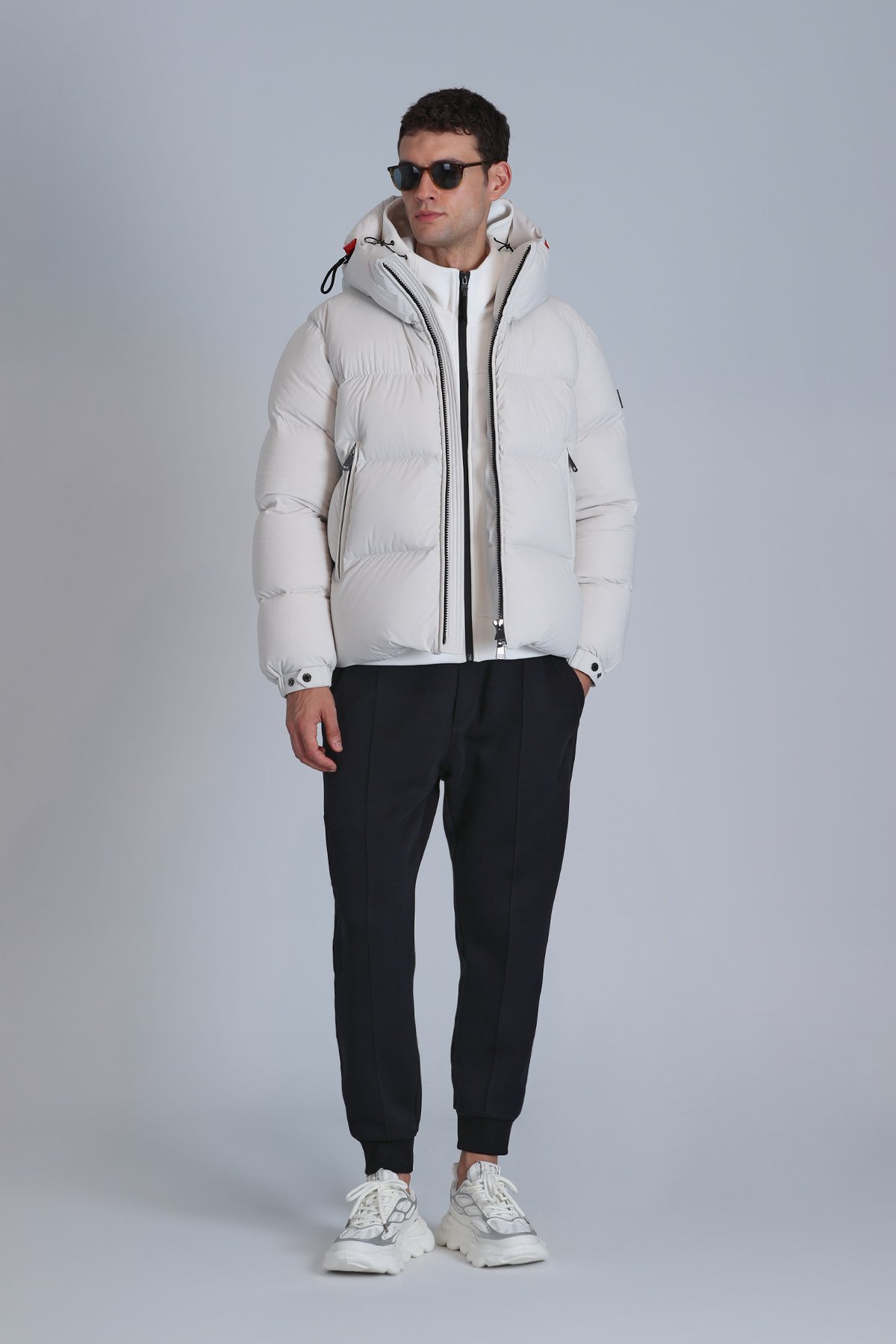 Jadon Kaz Tüyü Erkek Mont Taş - Lufian (1)