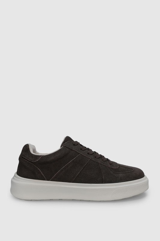 Jaques Erkek Deri Sneaker Ayakkabı Kahverengi