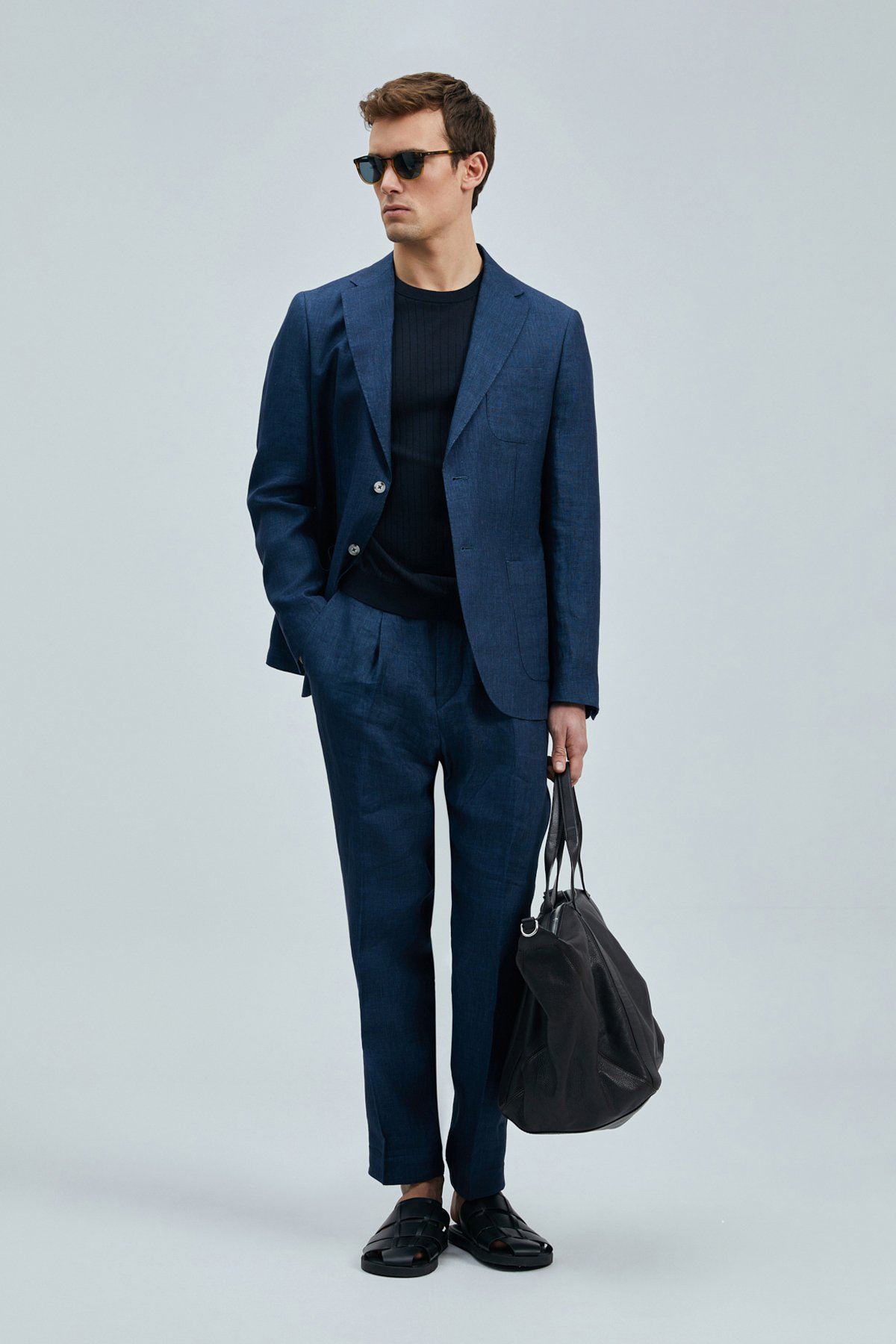 Jaques Spor Erkek Blazer Ceket Slim Fit Lacivert - Lufian (1)