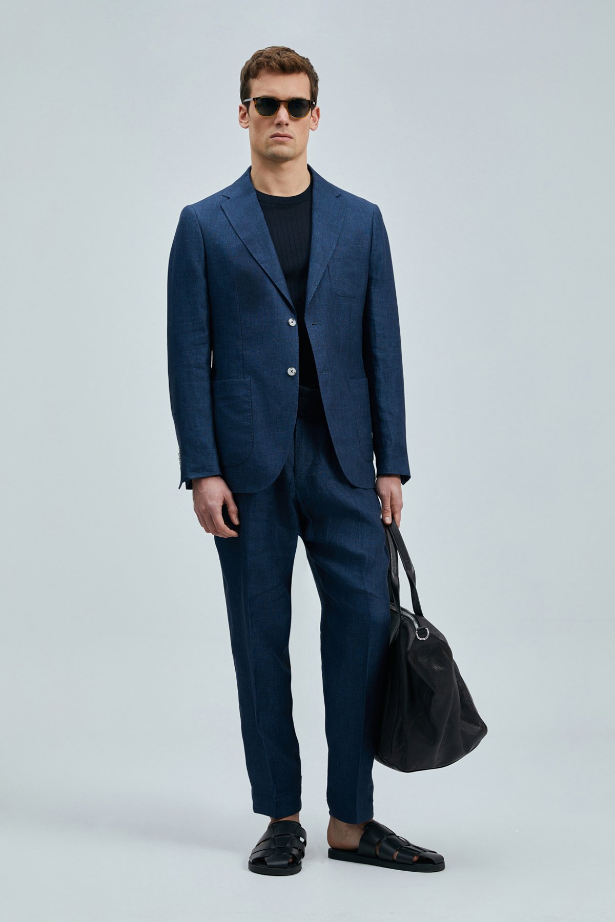 Jaques Spor Erkek Blazer Ceket Slim Fit Lacivert - Lufian