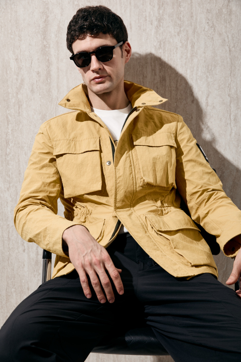 Jaxon Men's Coat Yellow - Lufian