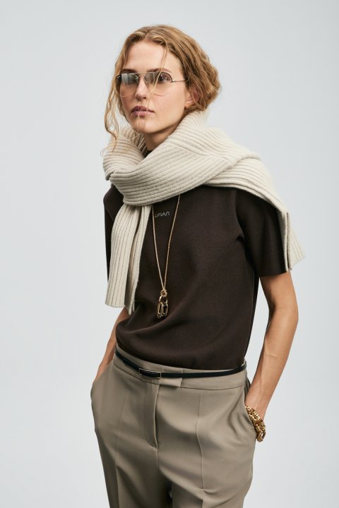 Jessıca Kadın Kazak Kahverengi - Lufian (1)