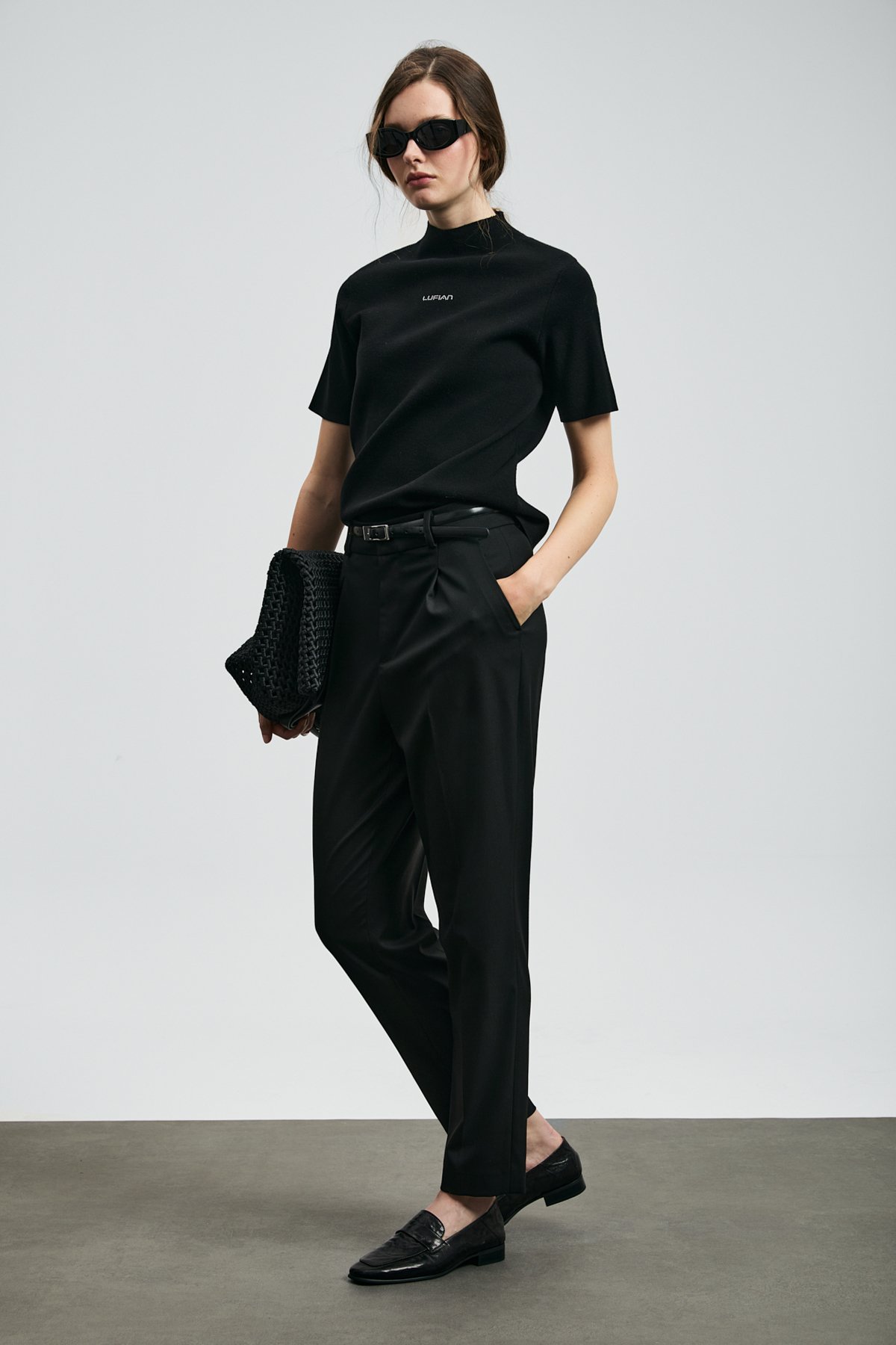 Jessıca Kadın Kazak Siyah - Lufian (1)