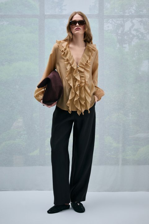 Jessıca Women's Blouse Camel Hair - Lufian (1)