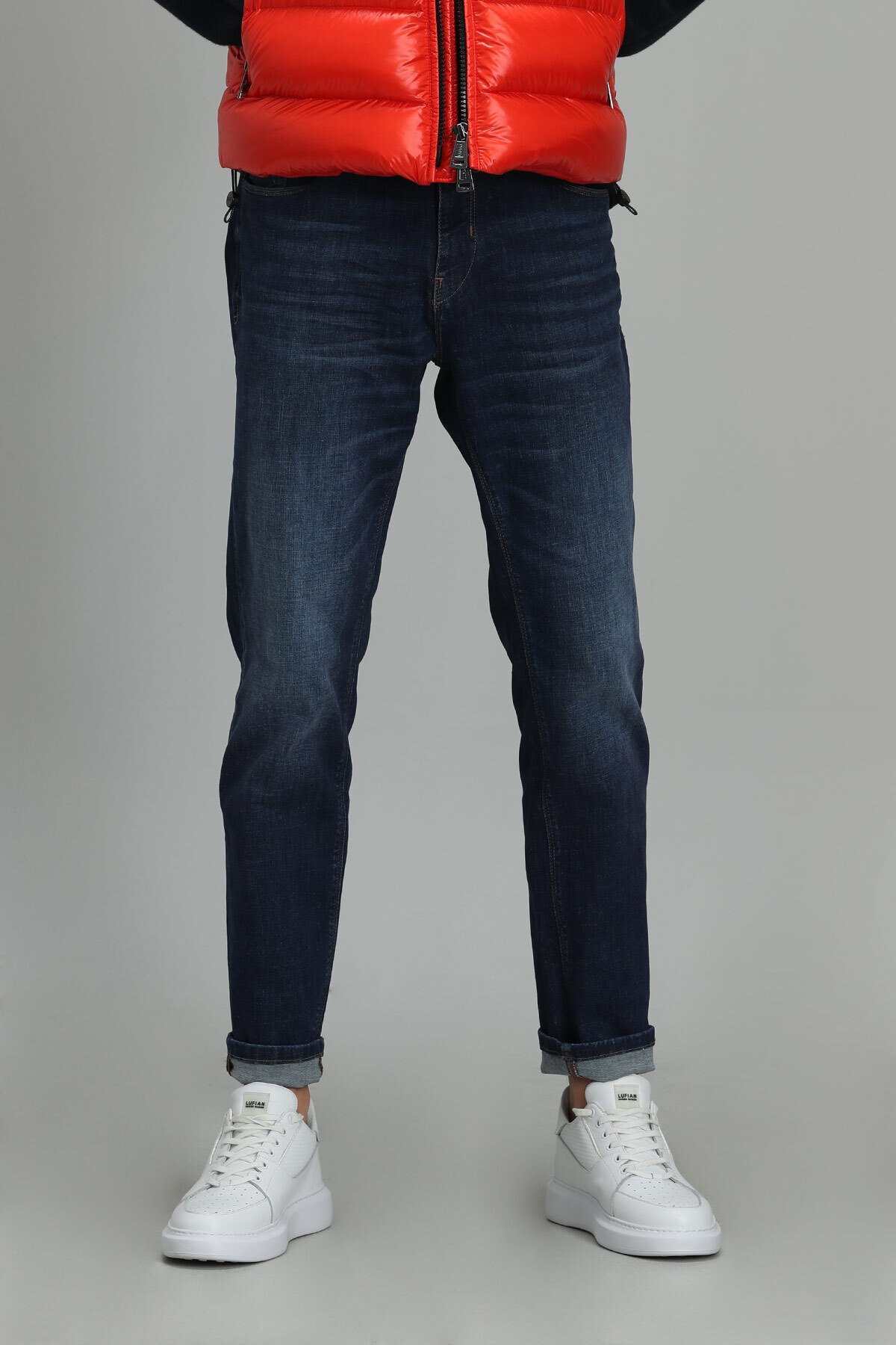 Joan Smart Jean Erkek Pantolon Slim Fit Mavi - Lufian (1)