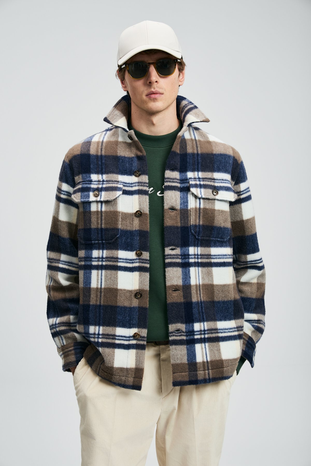 Joseph Erkek Basic Gömlek Regular Fit Kahverengi - Lufian