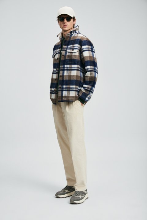 Joseph Erkek Basic Gömlek Regular Fit Kahverengi - Lufian (1)