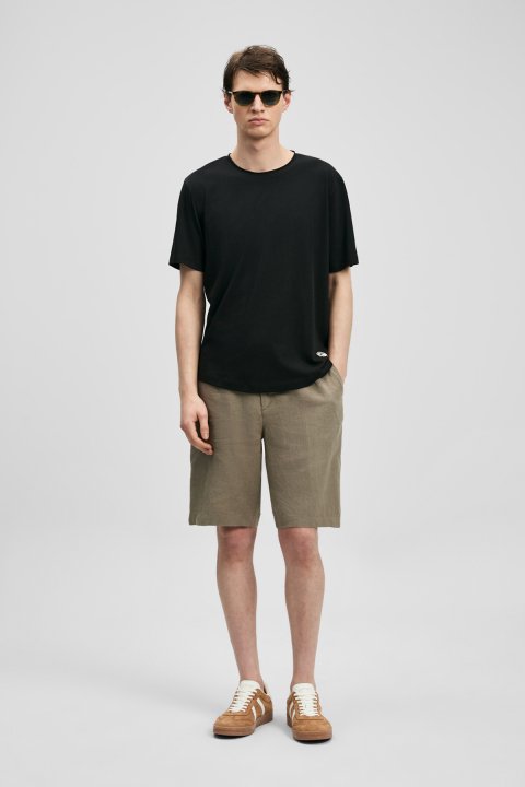 Junya Erkek Basic Tişört Siyah - LUFIAN
