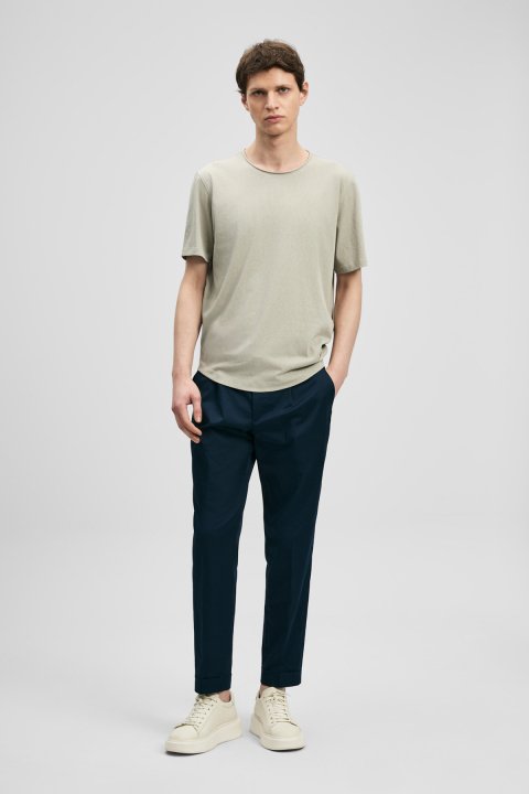 Junya Men's Basic T-Shirt Beige - Lufian (1)