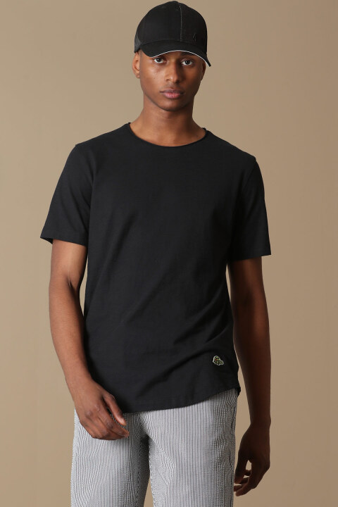 Junya Mens Basic T - Shirt Black - Lufian