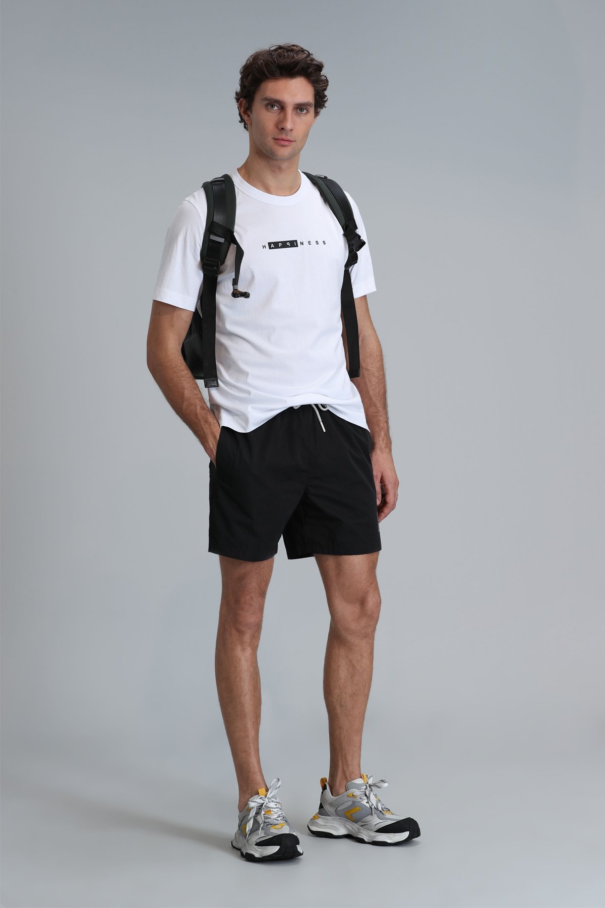 Kane Modern Grafik T- Shirt Beyaz - Lufian (1)