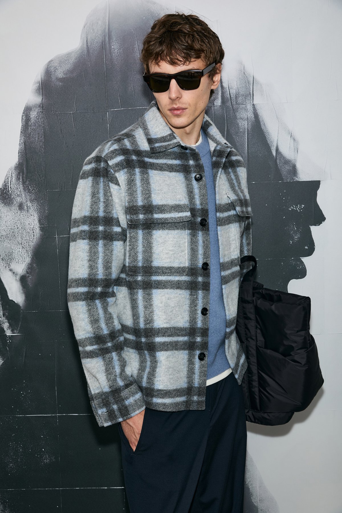 Karl Men's Basic Shirt Regular Fit Gray - LUFIAN