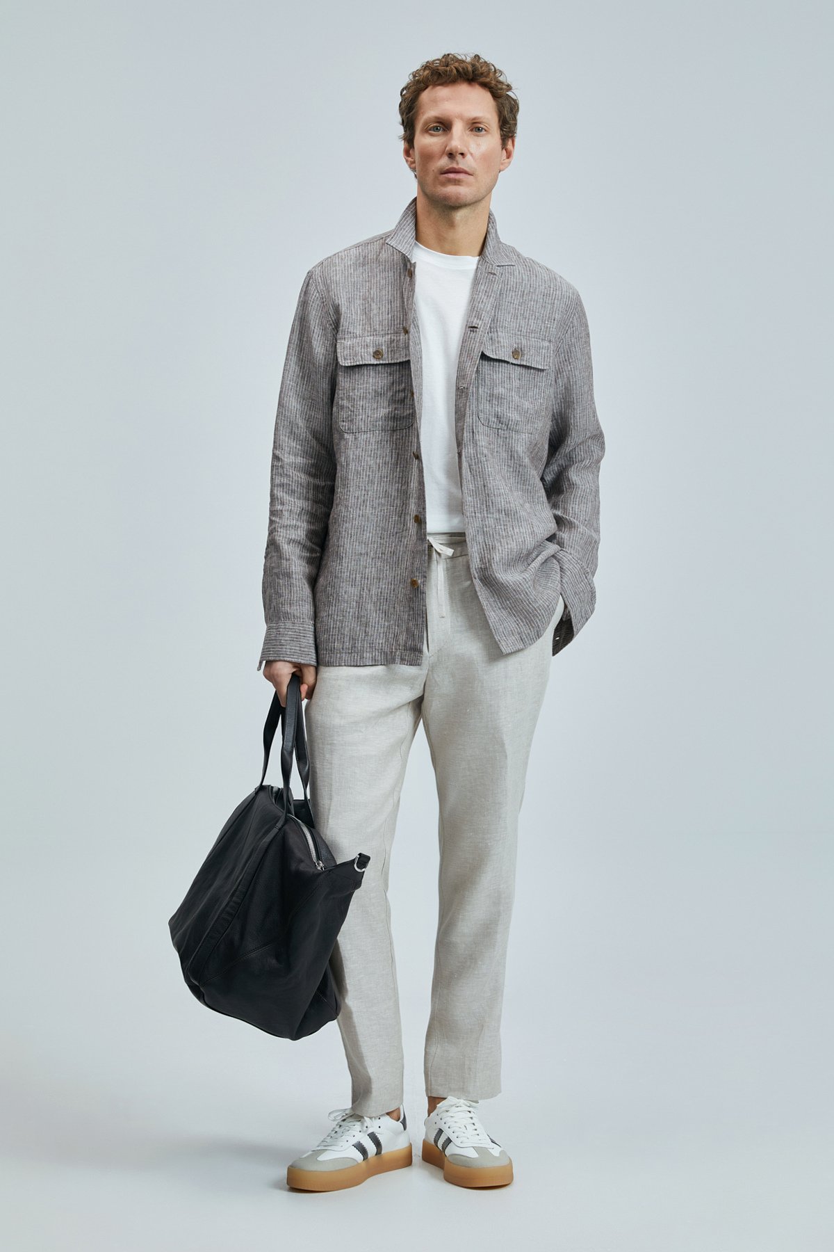 Karl Smart Erkek Chino Pantolon Slim Fit Bej - Lufian
