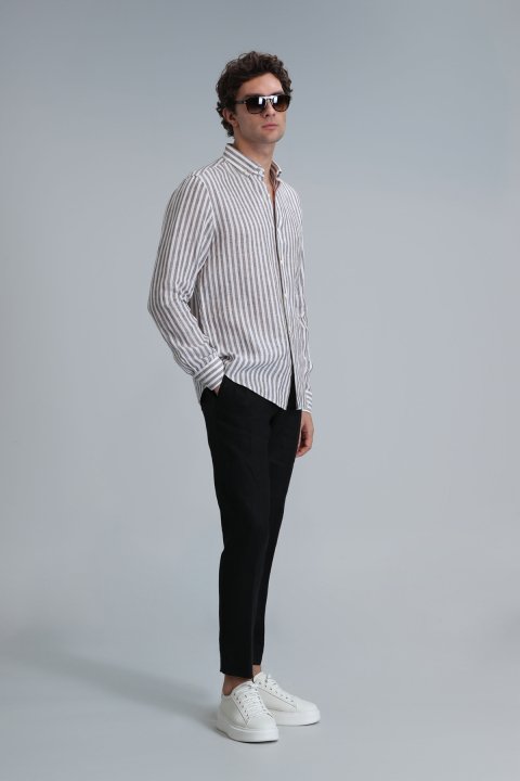 Karl Spor Erkek Chino Pantolon Slim Fit Siyah - Lufian