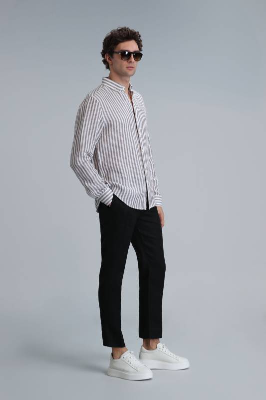 Karl Spor Erkek Chino Pantolon Slim Fit Siyah - 3