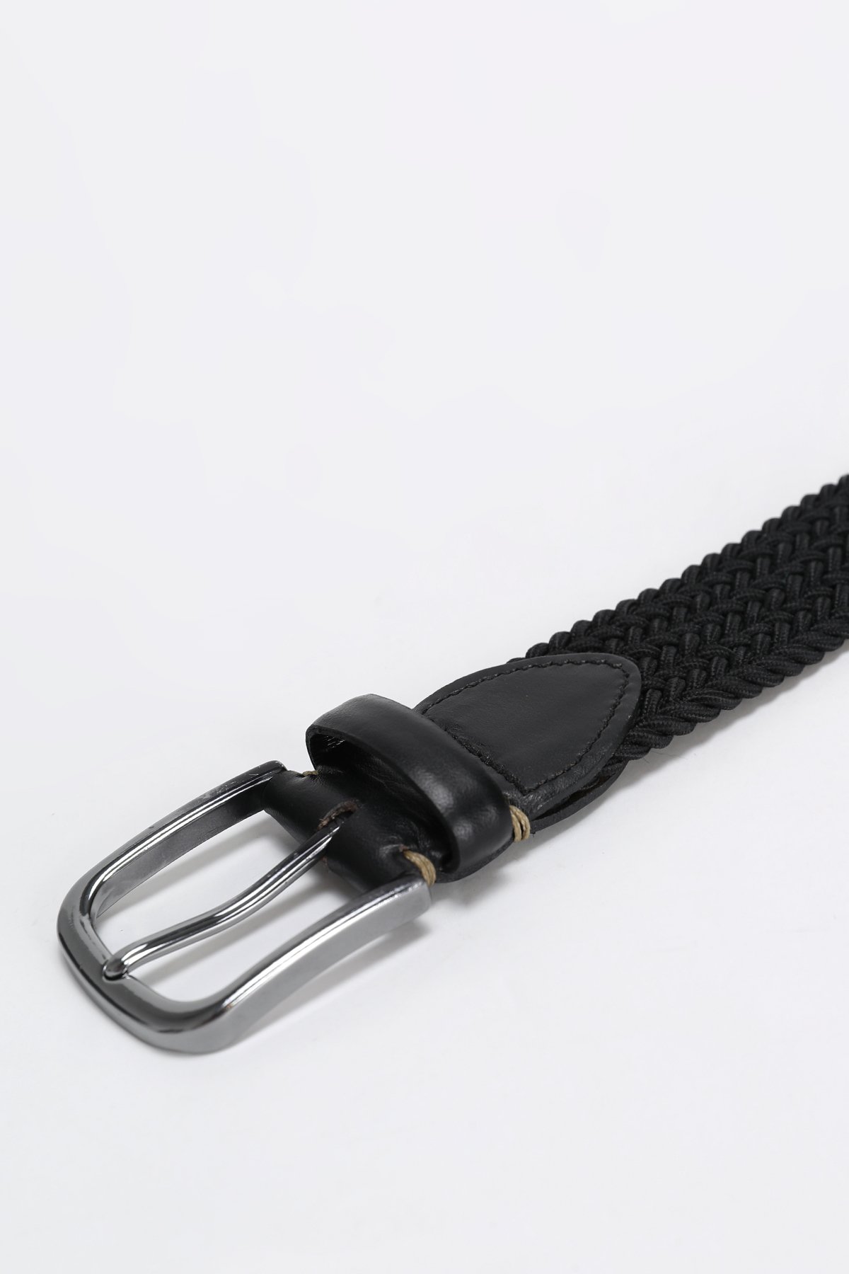 Karman Men's Knitted Belt Black - LUFIAN (1)
