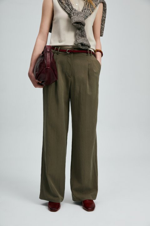 Kate Kadın Pantolon Haki - Lufian (1)