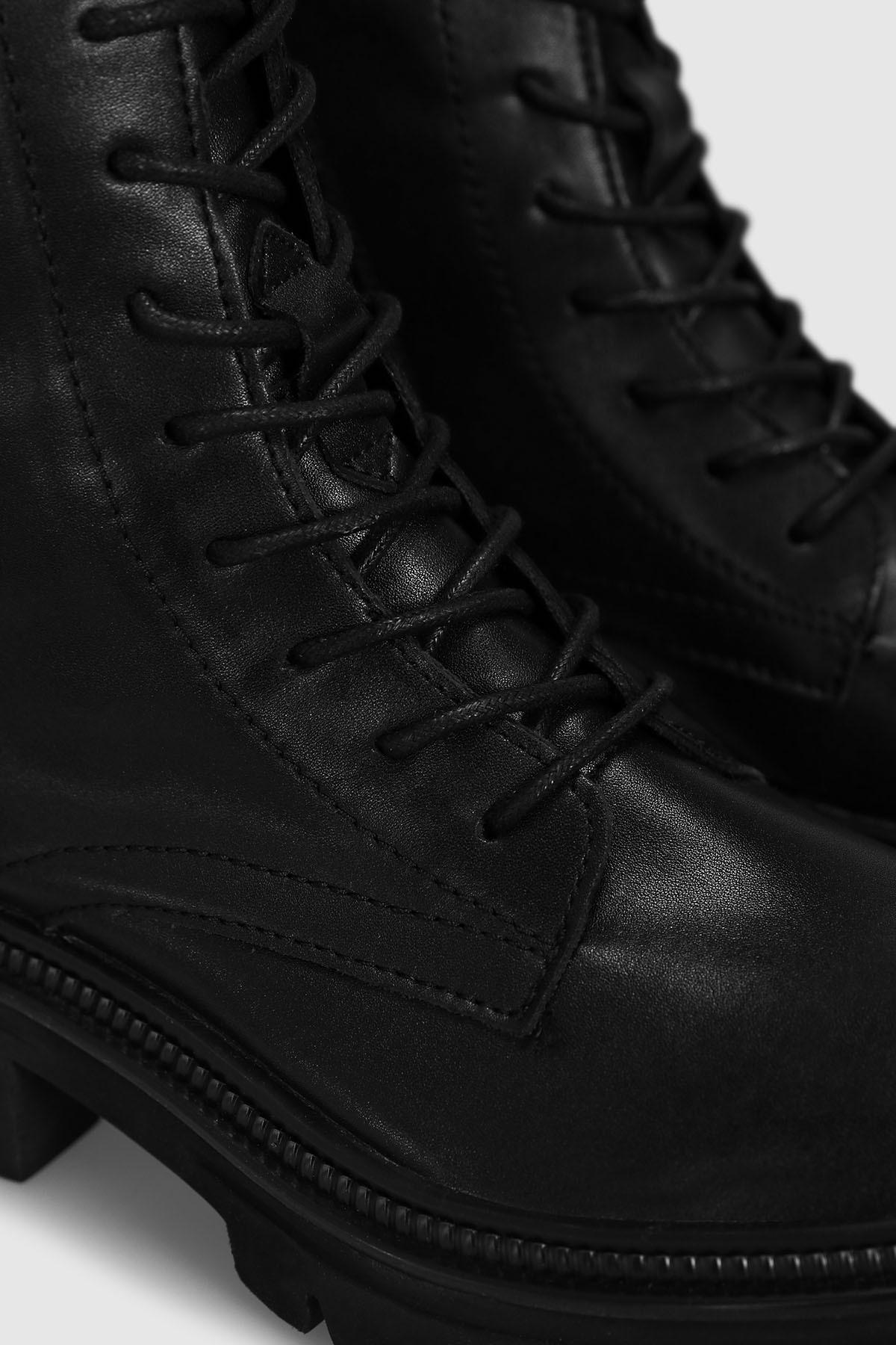 Katıa Women's Leather Boots Black - LUFIAN (1)