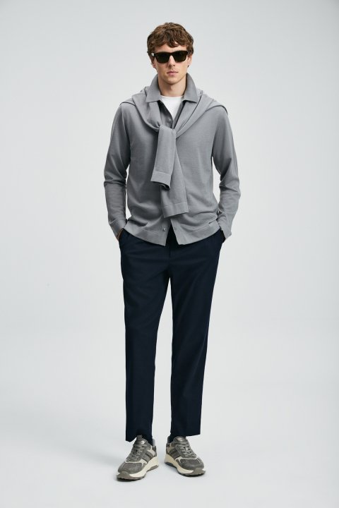 Kenny Erkek Kazak Gri - Lufian (1)