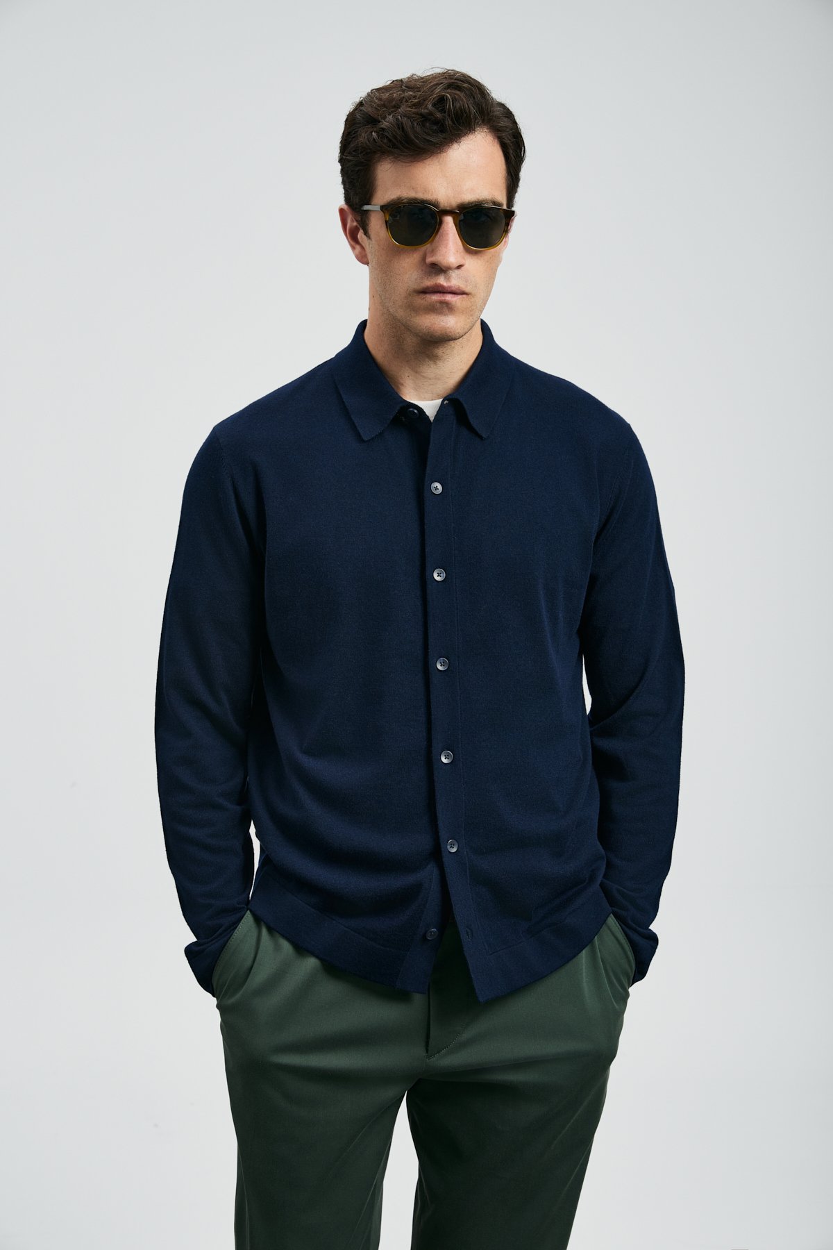 Kenny Erkek Kazak Lacivert - Lufian (1)