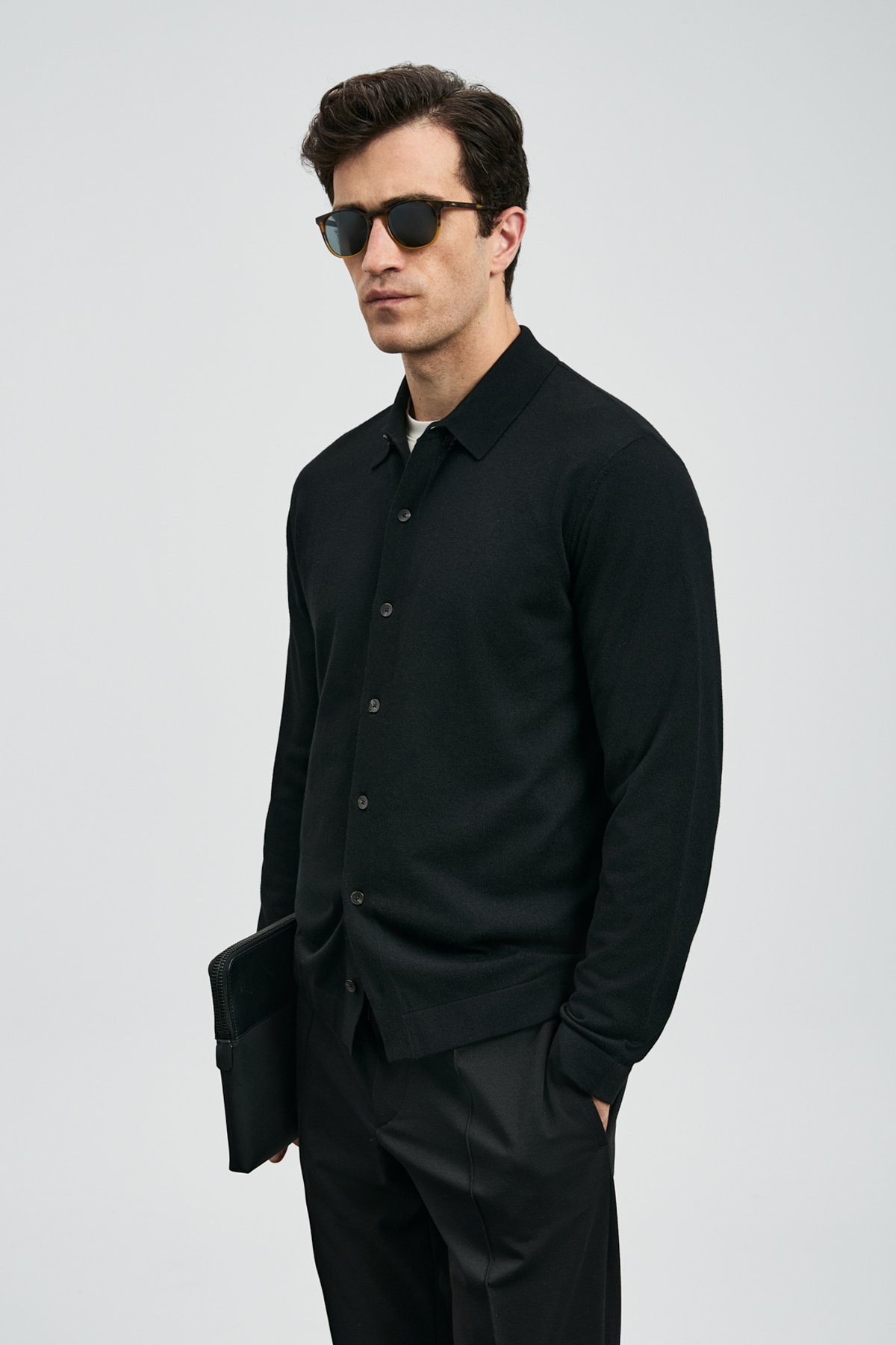 Kenny Erkek Kazak Siyah - Lufian